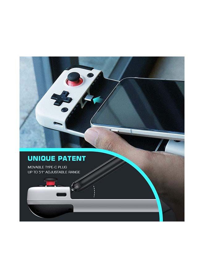 بيوينتي ذراع تحكم X2 للهواتف التي تعمل بنظام أندرويد - كلاود وستاديا وفورتكس للألعاب بتصميم سلكي مزود بمنفذ Type-C قابل للتحريك بزاوية 51 درجة، مصمم للرياضات الإلكترونية عن طريق التوصيل والتشغيل من دون بطار - Image 4