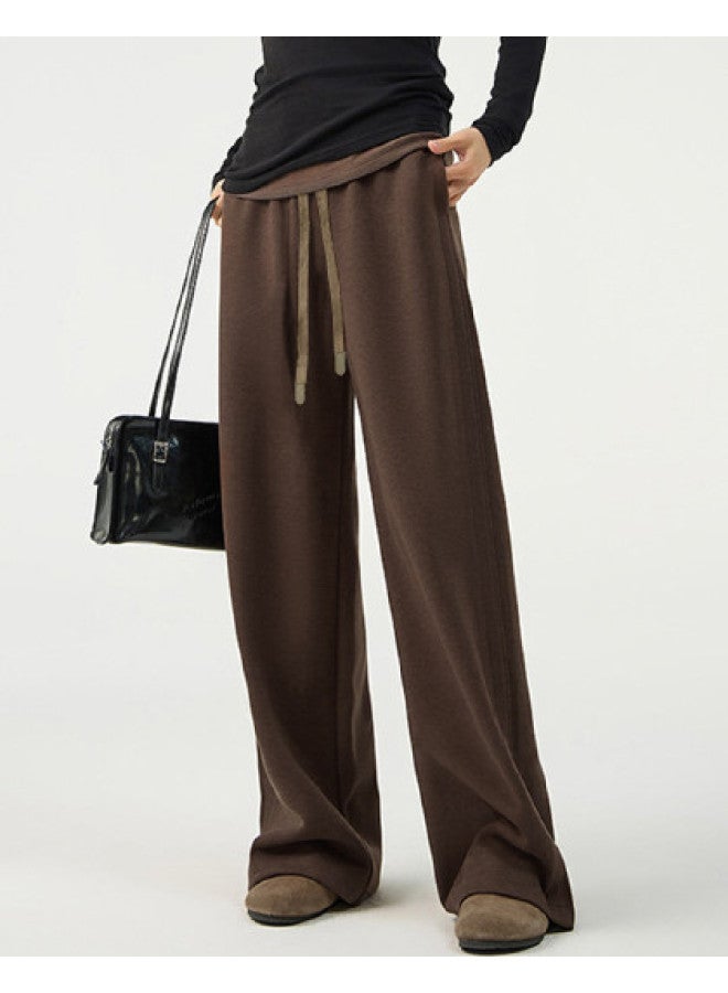 XINYANG Women's Pants High-end Fashion 2025 Spring Casual Trousers Office Pants High Waist Floor-length Pants - Image 1