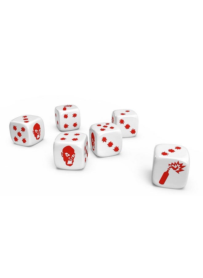 CMON Zombicide 2nd Edition Special Black and White Dice | Strategy Board Game | Cooperative Game for Teens and Adults | Zombie Board Game | Ages 14+ | 1-6 Players | Avg. Playtime 1 Hour | Made by CMON - Image 3