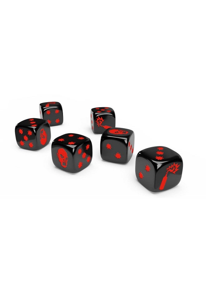 CMON Zombicide 2nd Edition Special Black and White Dice | Strategy Board Game | Cooperative Game for Teens and Adults | Zombie Board Game | Ages 14+ | 1-6 Players | Avg. Playtime 1 Hour | Made by CMON - Image 2