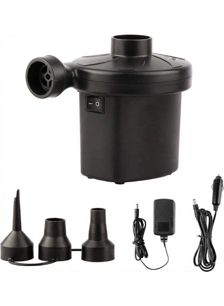 Lynacz Original Electric Air Pump for Inflatable Mattress, High-Speed Portable Air Pump with Inflate & Deflate Function, Compact Lightweight Air Pump for Air Beds, Swimming Pools, Inflatable Boats, Pool Floats, Vacuum Storage Bags, Camping & Outdoor Use, AC Powered, Black - Image 5
