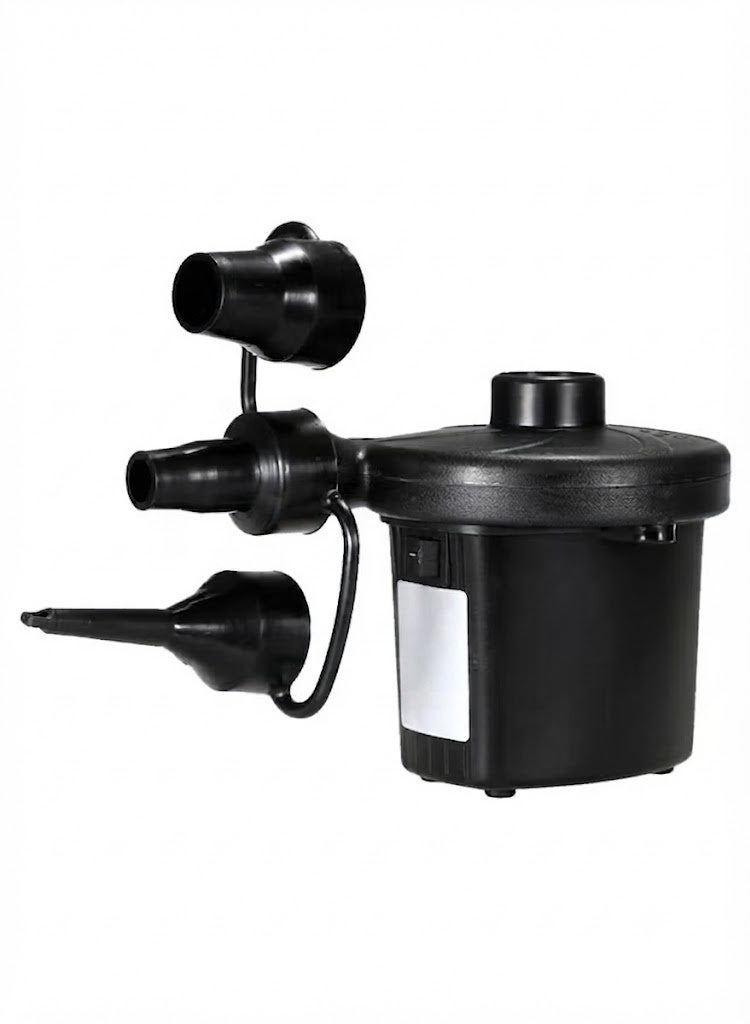 Lynacz Original Electric Air Pump for Inflatable Mattress, High-Speed Portable Air Pump with Inflate & Deflate Function, Compact Lightweight Air Pump for Air Beds, Swimming Pools, Inflatable Boats, Pool Floats, Vacuum Storage Bags, Camping & Outdoor Use, AC Powered, Black - Image 1