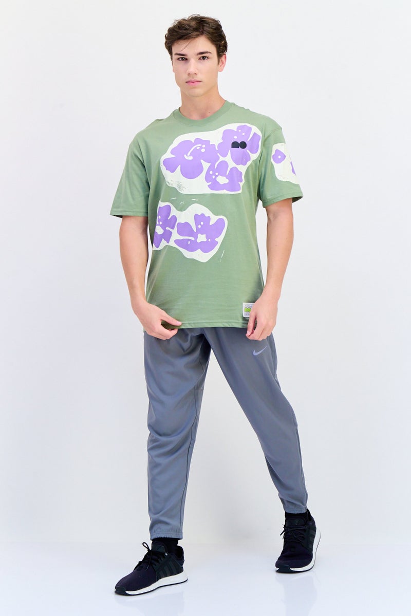 Nike تي شيرت رجالي فضفاض بأكمام قصيرة للخارج، متعدد الألوان - Image 2