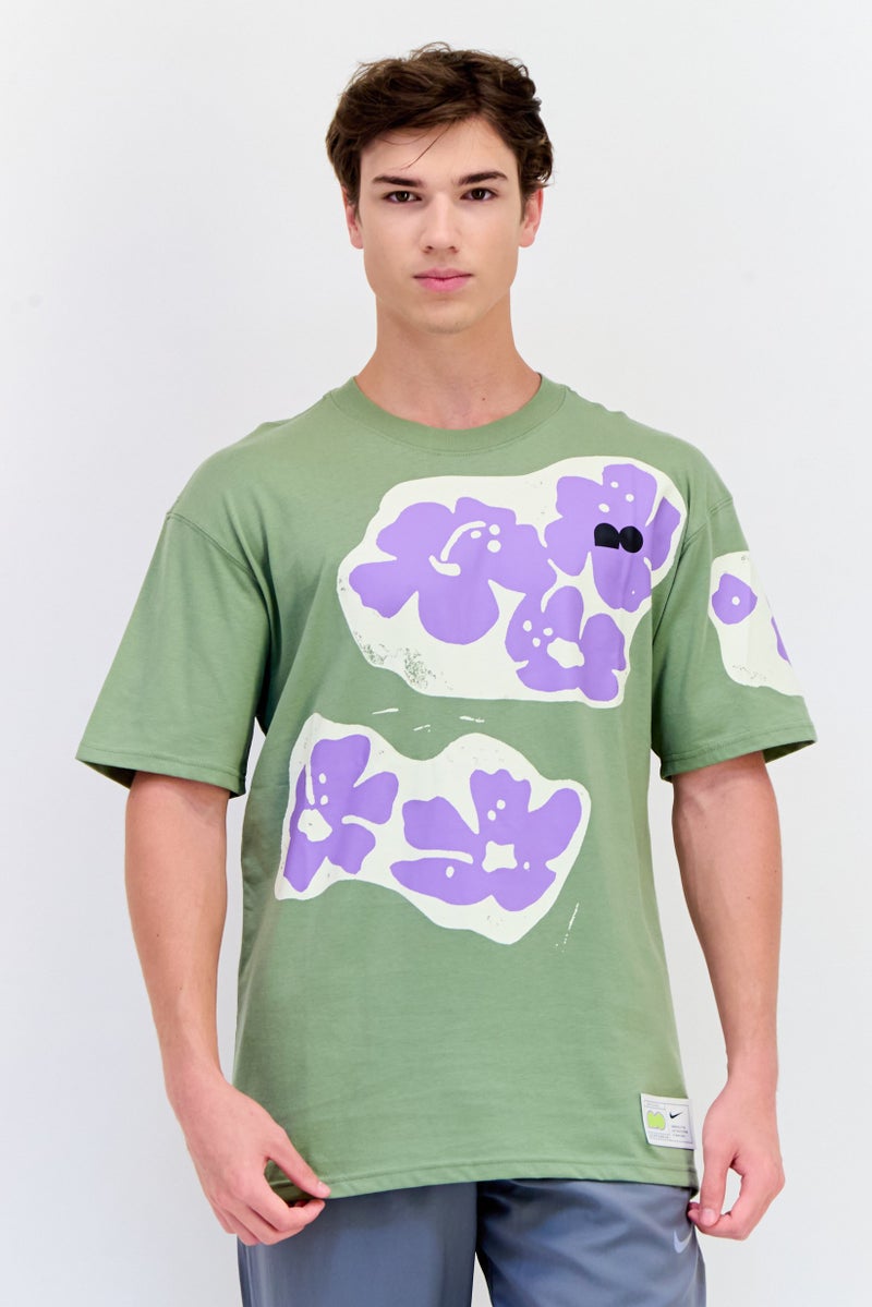 Nike تي شيرت رجالي فضفاض بأكمام قصيرة للخارج، متعدد الألوان - Image 1