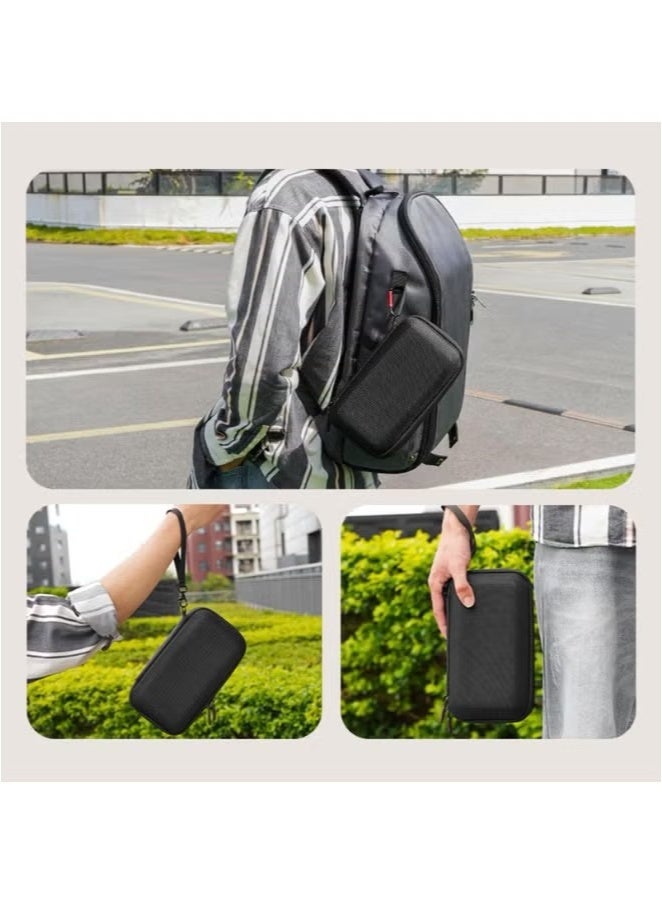 Ailily Carrying Case for DJI Osmo Pocket 3, Portable Hard Storage Bag with Shoulder Strap, Shockproof Water-Resistant Travel Bag, Accessory for DJI Pocket 3 - Image 3