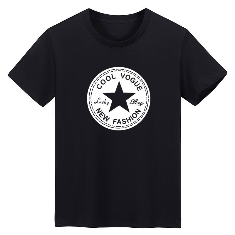 Men's T-shirt 2024 summer new Korean slim men's wholesale foreign trade supply fashion printed top - Image 1