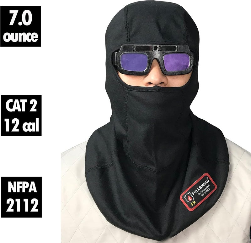 Fullsheild FR Balaclava Face Mask Flame Resistant Balaclava FR Mask for Men Arc Rated NFPA2112 CAT2 Cover Hood for Welding - Image 3