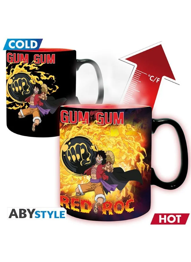 أبيستايل ONE PIECE Mug Heat Change 460 ml Luffy vs Kaidou