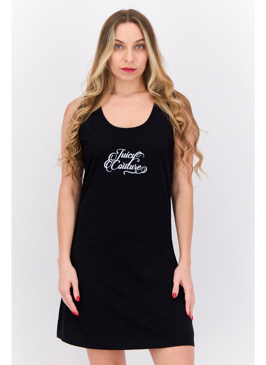 Juicy Couture Women Graphic Print Mini Dress, Black  - Image 1