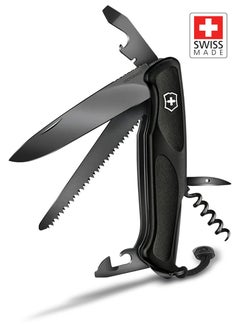 Ranger 55 Grip Onyx Black Swiss Army Knife - 0.9563.C31P