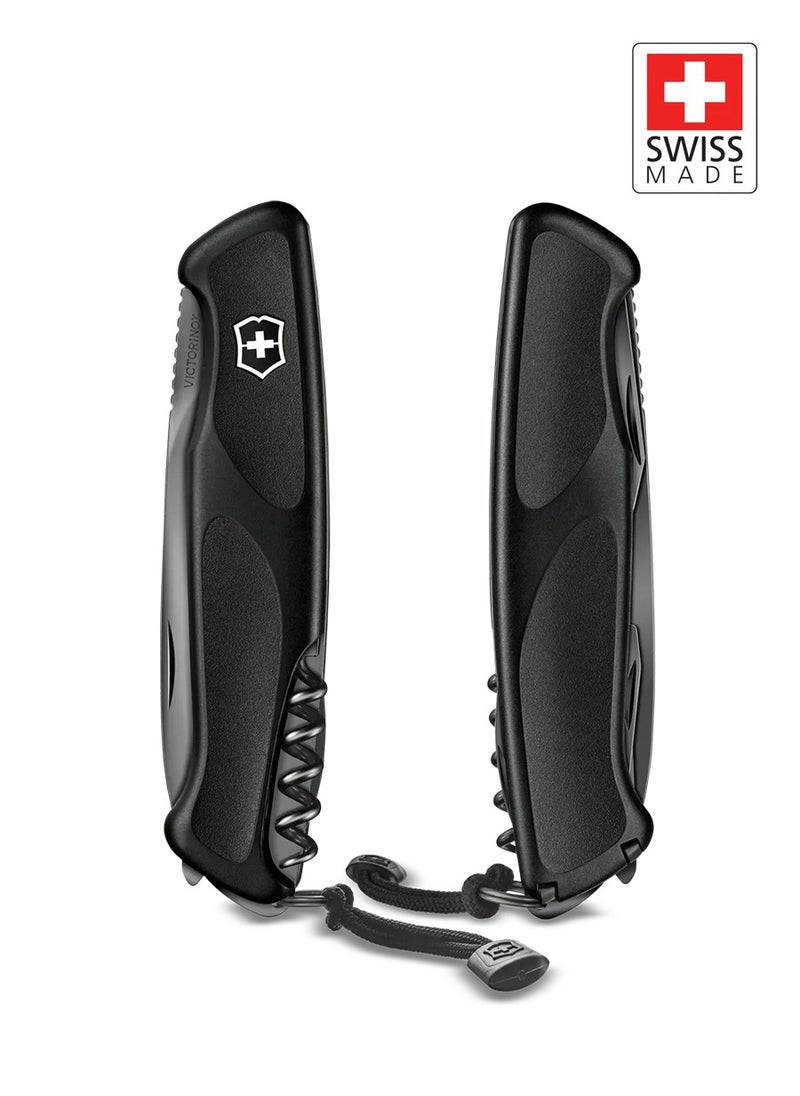 Victorinox - Ranger 55 Grip Onyx Black Swiss Army Knife - 0.9563.C31P - Image 1