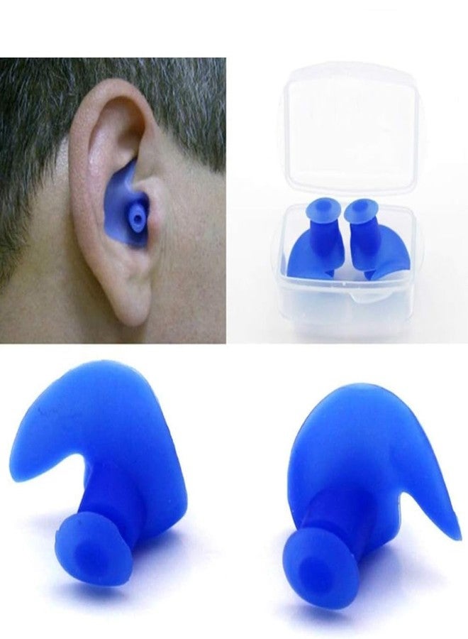 First Lens Waterproof Silicone Swimming Earplugs for Adults | Professional Noise-Canceling | Soft & Comfortable Fit | Ergonomic Design | Ideal for Swimming, Diving, Sleeping and Travel - Black - Image 3