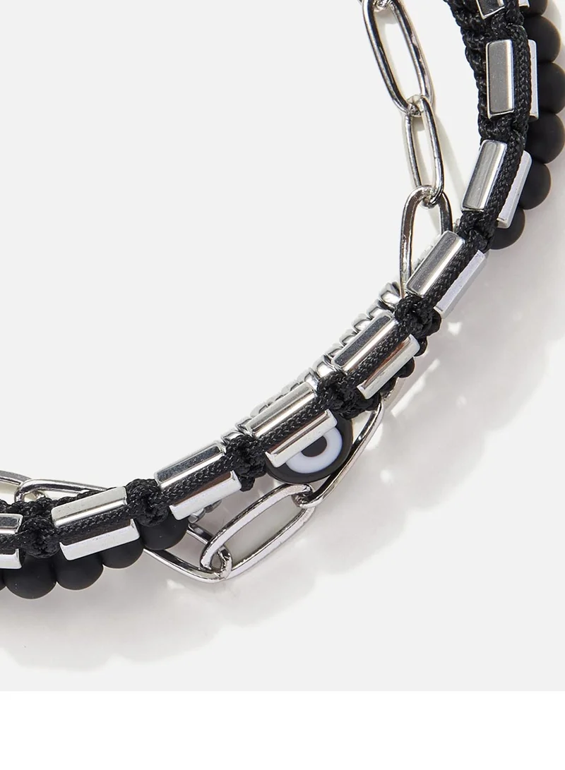 كريسوستوموس Handmade Adjustable Beaded Multi-Line Bracelet with Natural Mineral Stones