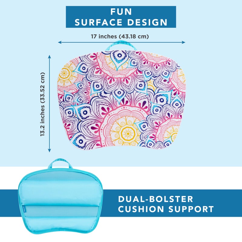 LAPGEAR MyStyle Portable Lap Desk with Cushion - Mandala - Fits up to 15.6 Inch Laptops - Style No. 45327 - Image 5