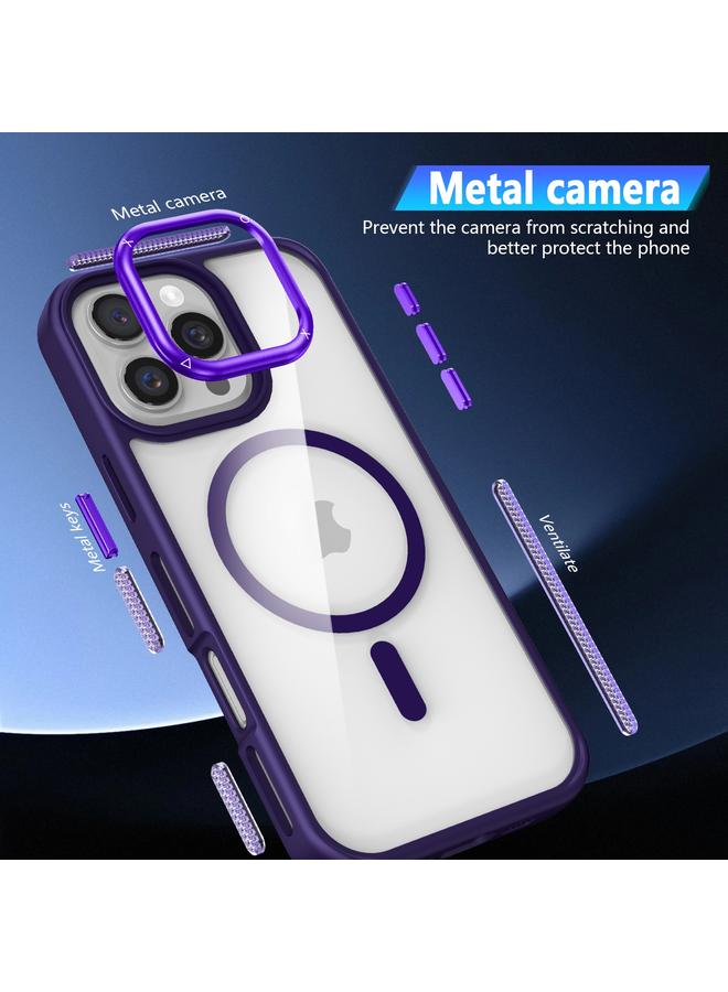 S-TOP Case For iPhone 15 Pro Breathable Skin Feel Transparent MagSafe Magnetic Phone Case - Image 4
