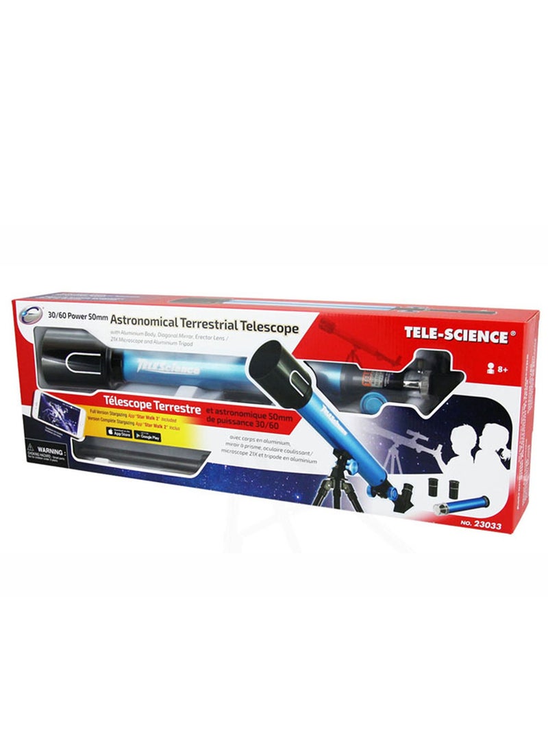 Eastcolight 30/60 Power 50Mm Astronomical Terrestrial Telescope - Image 1
