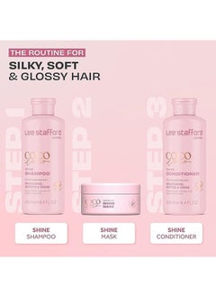 Lee Stafford Lee Stafford Coco Loco Coconut Shine Mask, Nourishing Treatment For Dull Hair, 200Ml  - Image 4