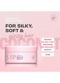Lee Stafford Lee Stafford Coco Loco Coconut Shine Mask, Nourishing Treatment For Dull Hair, 200Ml  - Image 2