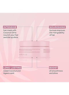 Lee Stafford Lee Stafford Coco Loco Coconut Shine Mask, Nourishing Treatment For Dull Hair, 200Ml  - Image 3