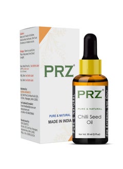 PRZ Chilli Seed Essential Oil Pure Natural Therapeutic Grade Oil For Skin Care & Hair Care, 30 Ml  - Image 1