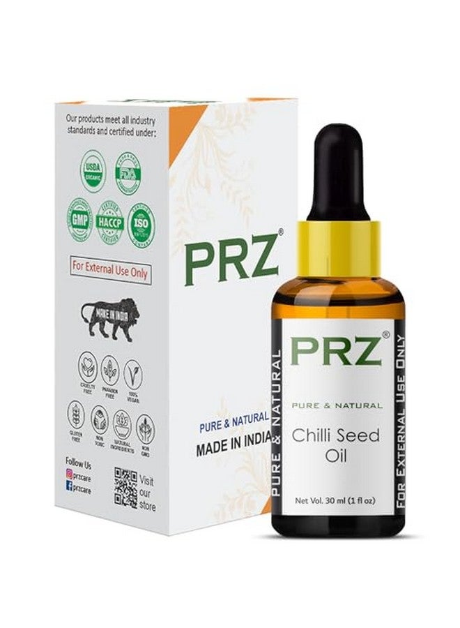 PRZ Chilli Seed Essential Oil Pure Natural Therapeutic Grade Oil For Skin Care & Hair Care, 30 Ml - Image 5