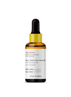 PRZ Chilli Seed Essential Oil Pure Natural Therapeutic Grade Oil For Skin Care & Hair Care, 30 Ml  - Image 4