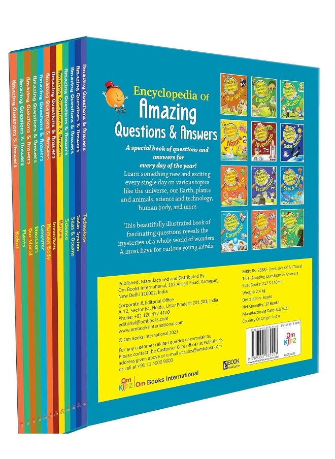 Encyclopedia: Amazing Questions & Answers ( set of 12 knowledge books) Science, Solar System and much more  - Image 2