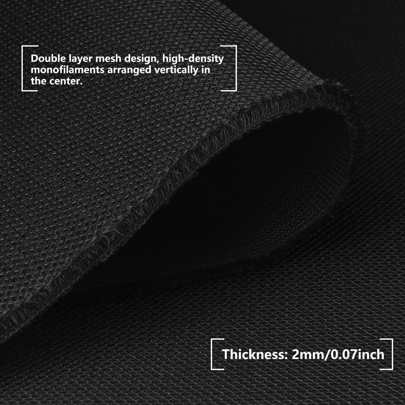 4Bang Speaker Grill Cloth,Acoustic Fabric,3D Speaker Fabric Repair for Speaker,Home/Stage Speakers,Audio Panels,Speaker Cloth (18inchx54inch, Black) - Image 4