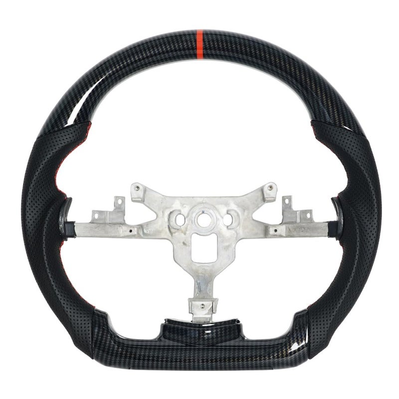 JIANGGAI Steering Wheel Red HydroDip Carbon Fiber Steering Wheel Fit For Chevy Corvette C6 20062011 ZR1 Z06