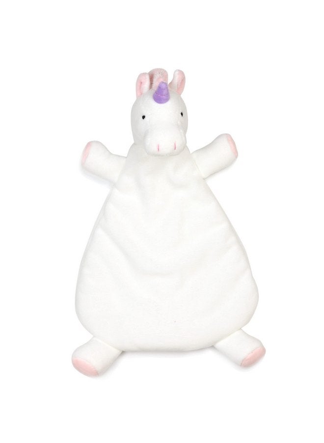 WubbaNub Baby White Unicorn Lovey - Image 1