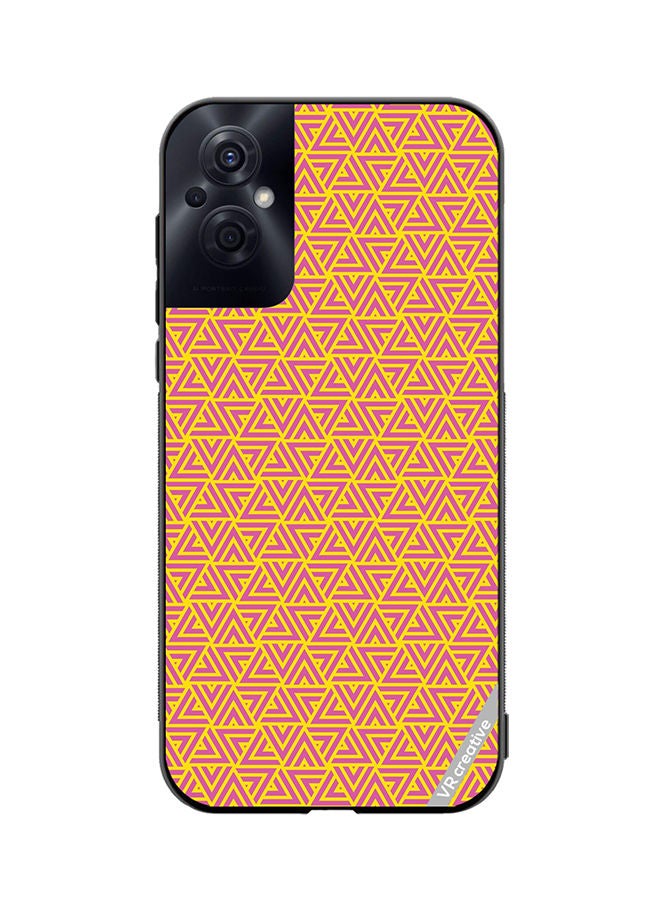 VR CREATIVE Protective Case Cover For Oppo Reno8 Z Strips Design Multicolour - Image 1