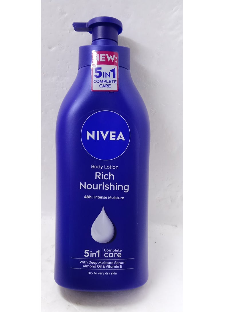 نيفيا لوشن جسم بزيت اللوز للبشرة الجافة والعادية 625مل