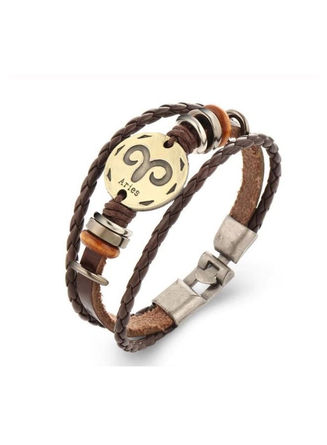 5esha Leather Multi-Layer Bracelet