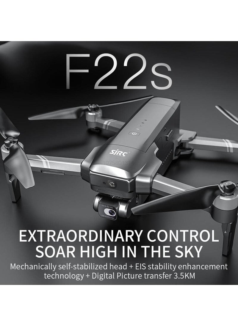 SJRC F22s 4K PRO Drone 4K Professional Real  Laser Obstacle Avoidance 3.5KM Distance Flight RC Quadcopter Drones