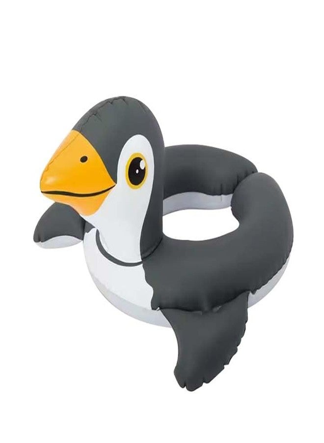 Fully Inflatable Swimming Rings for Kids | Cute Animal Water Pool Float Tube | Anti-Flip Safety Swim Rings Water Floater for Boys and Girls Summer Fun Play (Pack of 1) (Model 1) - Image 2