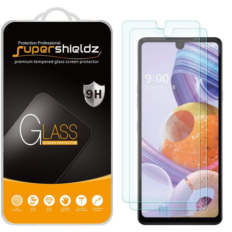Supershieldz 2 Pack Designed for LG Stylo 6 Tempered Glass Screen Protector Anti Scratch Bubble Free - Image 3