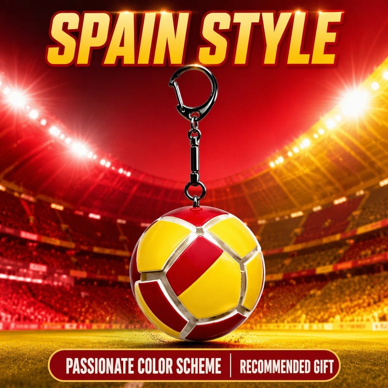 2026 World Cup Football Keychain - Stress-Relief Accessory with Multi-National Flag  Designs - Image 1
