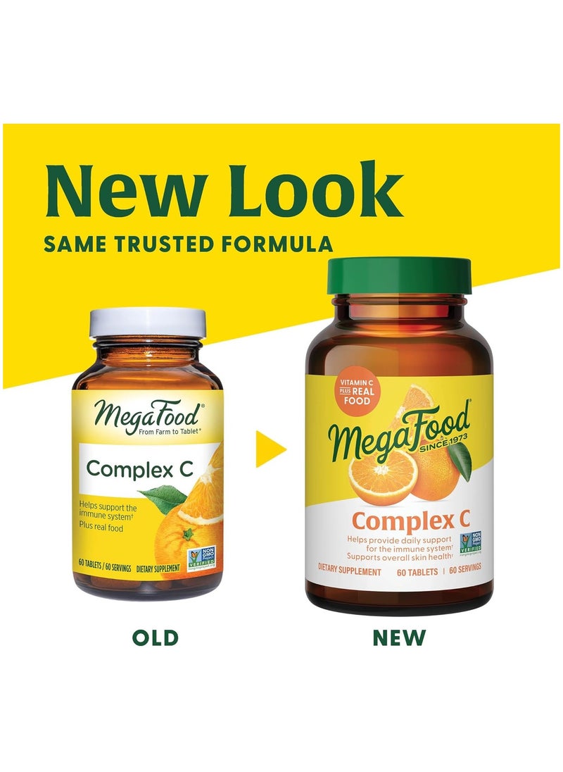 MegaFood Complex C - Immune Support - A Daily Dose of Vitamin C Delivered With Real Food - Vegan - Non-GMO - Gluten Free, Made Without 9 Food Allergens - 90 Tabs - pzsku/ZE8381F5089DFCAD4FA5EZ/45/_/1737453274/d0968220-fb48-4f1f-97ad-76522ded731e