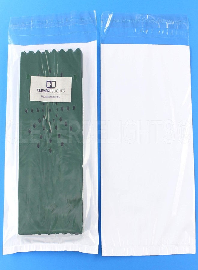 CleverDelights 9" x 12" Clear Front Poly Mailers - 100 Pack - Strong Self-Sealing Plastic Shipping Envelopes - 9x12 Inch Clear-Front/White-Back Postal Bags - Image 2