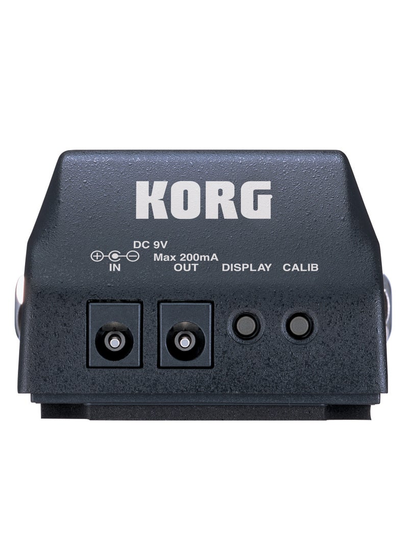 Korg PITCHBLACK PB-01 Compact Pedal Tuner | PITCHBLACK Series | True Bypass | 4 Display Modes | 9VDC Power Out | Guitar & Bass | Black - Image 3
