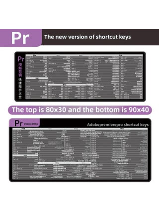 CAD Mouse Pad Shortcut Keys Pr Desk Pad Ps Keyboard Computer Excel Function Multi-function Ai-Color:900x400mm-4mm-Pattern:PR-professional Video Editing Shortcut Key - pzsku/ZE83846EEB9E7396BE1FDZ/45/1746220533/2e8d0eb5-5c1e-4ccb-99ab-90e15e4fe5e2