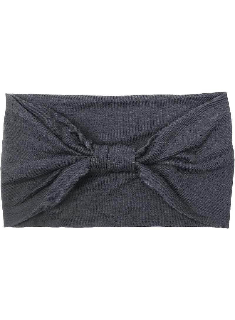 Wide Headbands for Women Versatile Sports Headband Black Stylish Head Wraps Boho Thick Hairbands Breathable Lightweight Sweat Wicking Large Sport Yoga Turban Headband Hair Accessories - Image 2