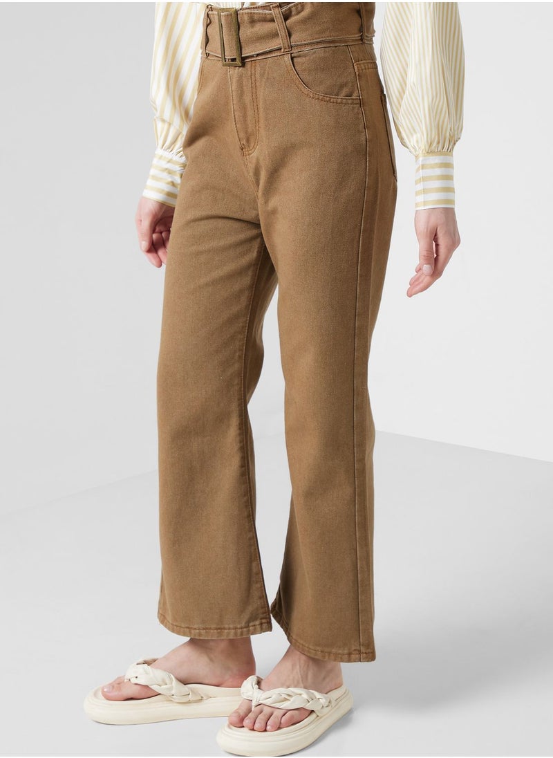 Ginger - Urban Minx High Waist Wide Leg Jeans - Image 1