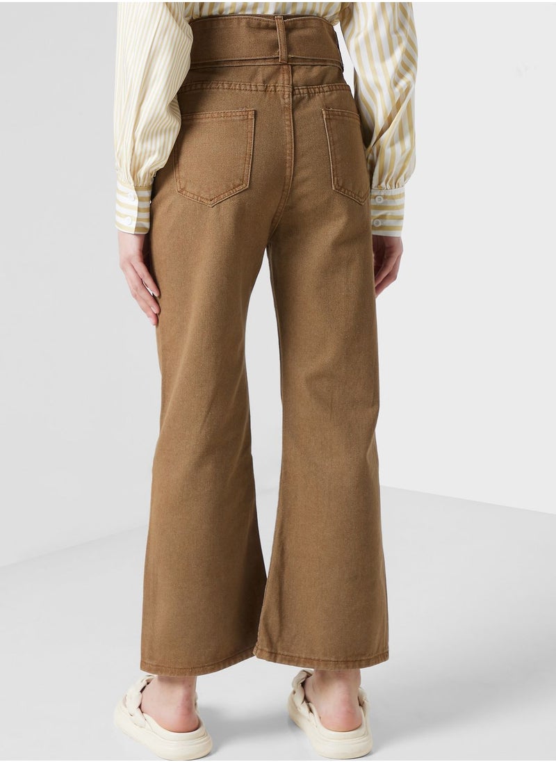 Ginger - Urban Minx High Waist Wide Leg Jeans - Image 1