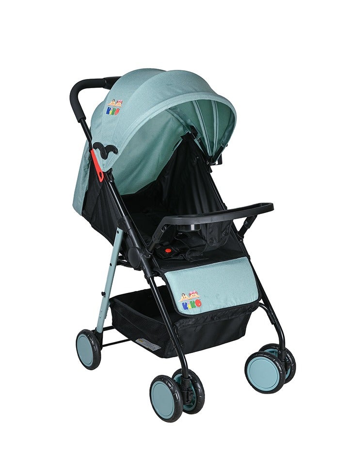 Kiko Comfortable Stroller 6 Wheels, 0 Months +, Pistachio - Image 1