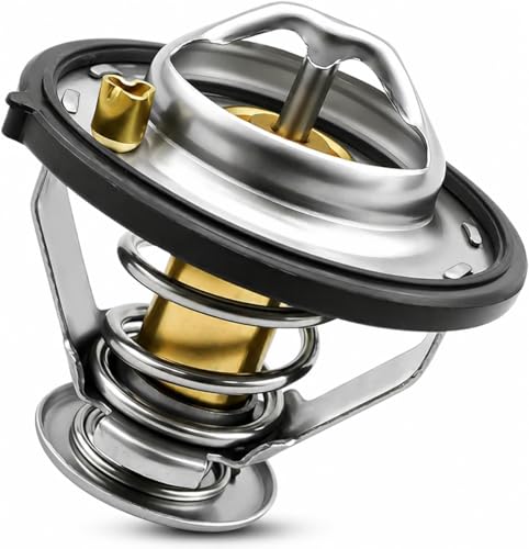 HUQUZN Engine Coolant Thermostat with Gasket Fit for Hyundai Tucson Santa Fe Sonata 24L 20152021 Kia Sportage Optima Sorento 24L 20162022 Replace 255002GGA0 255002GGA0 - Image 1