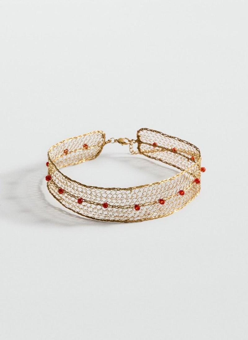 MANGO Crystal Choker Necklace  - Image 1