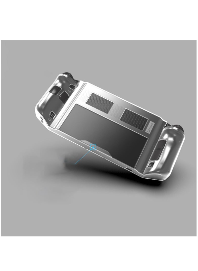 TPU Protective Case Cover Skin for Legion Go Handheld Gaming Machine Game Console Shell Protector Anti-Scratch Full Body Fall Protection (Transparent) - Image 3