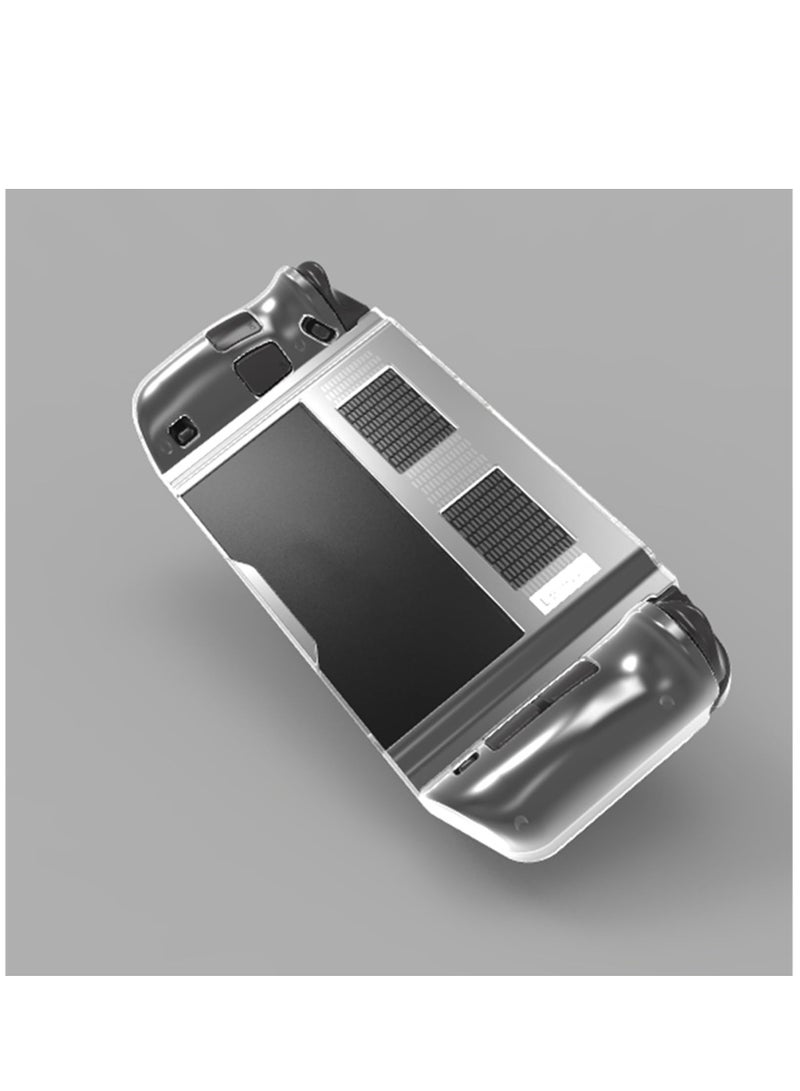 TPU Protective Case Cover Skin for Legion Go Handheld Gaming Machine Game Console Shell Protector Anti-Scratch Full Body Fall Protection (Transparent) - Image 4