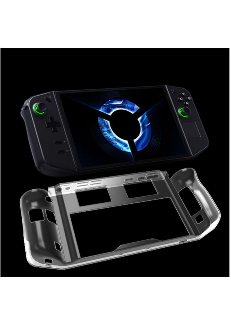 TPU Protective Case Cover Skin for Legion Go Handheld Gaming Machine Game Console Shell Protector Anti-Scratch Full Body Fall Protection (Transparent) - Image 5